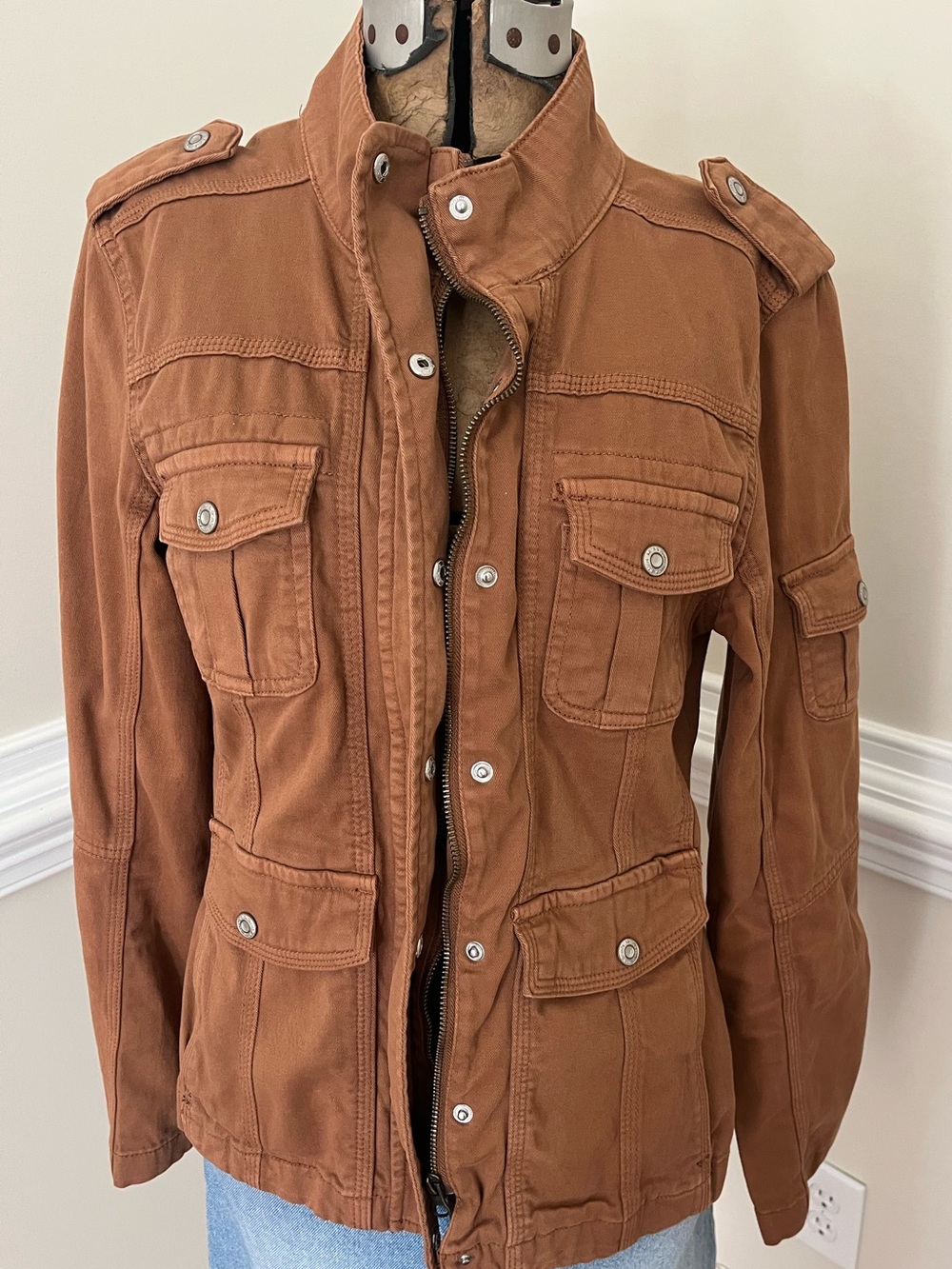 Women’s Brown Utility Field Jacket